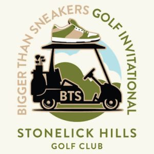 BTS Golf Invitational golf cart